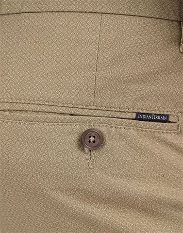 Indian Terrain Men Casual Wear Solid Trousers